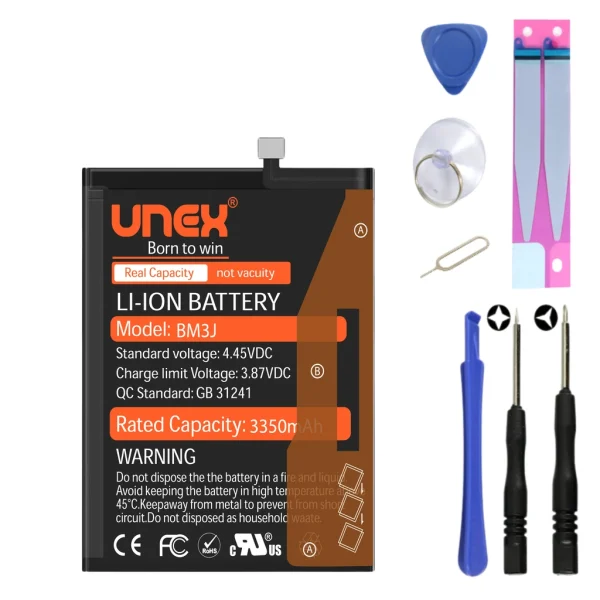 REDMI MI 8 LITE,MI 8 YOUTH,MI 8X Battery Replacement for Redmi BM3J High Capacity Li-ion Polymer Battery Long lasting Backup.
