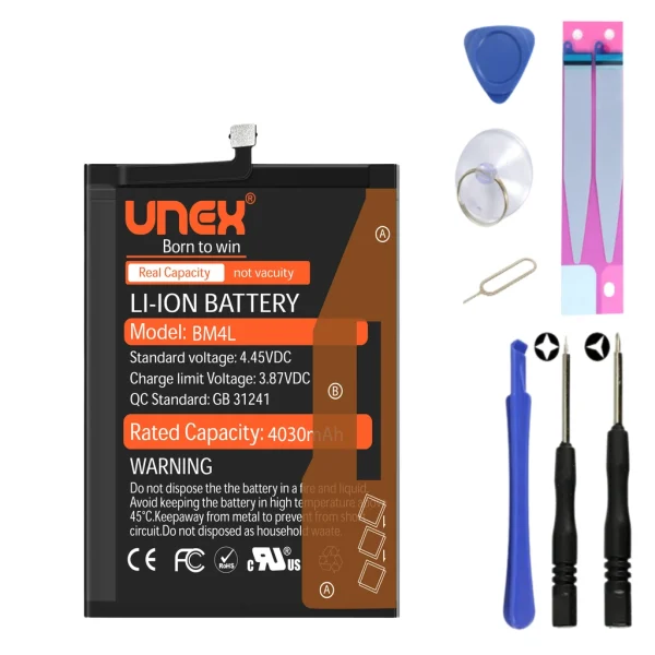 REDMI BM4L Battery Replacement for Redmi BM4L High Capacity Li-ion Polymer Battery Long lasting Backup.