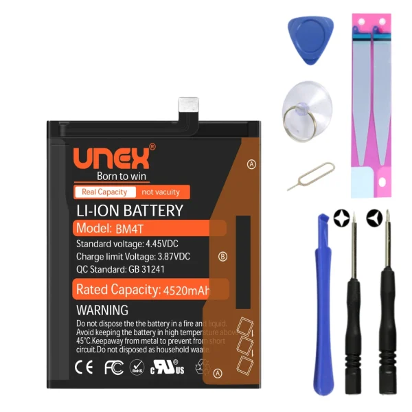 REDMI REDMI 10X PRO 5G,BM4T Battery Replacement for Redmi REDMI 10X PRO 5G High Capacity Li-ion Polymer Battery Long lasting Backup.