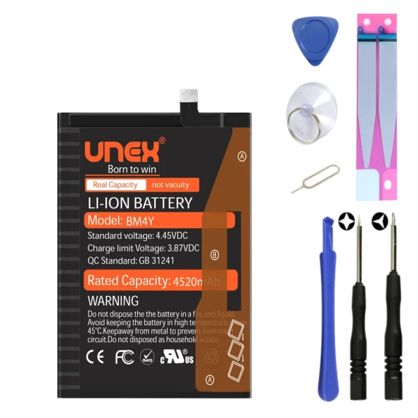 REDMI POCO F3,K40,K40 PRO Battery Replacement for Redmi BM4Y High Capacity Li-ion Polymer Battery Long lasting Backup.