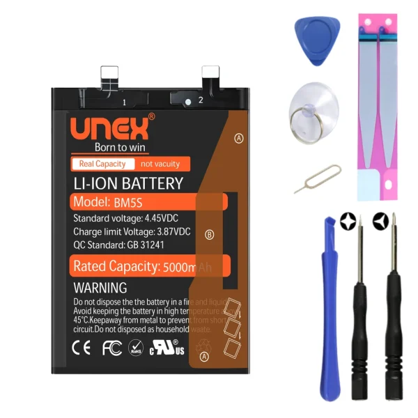 REDMI K60 ULTRA,MI 13T PRO, BM5S Battery Replacement for Redmi BM5S High Capacity Li-ion Polymer Battery Long lasting Backup.
