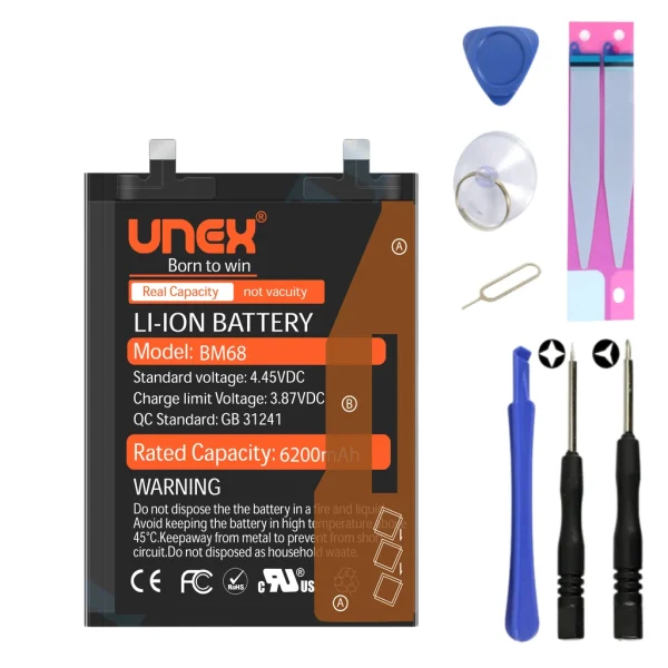 REDMI NOTE 14 PRO+,REDMI NOTE 14 PRO PLUS Battery Replacement for Redmi BM68 High Capacity Li-ion Polymer Battery Long lasting Backup.