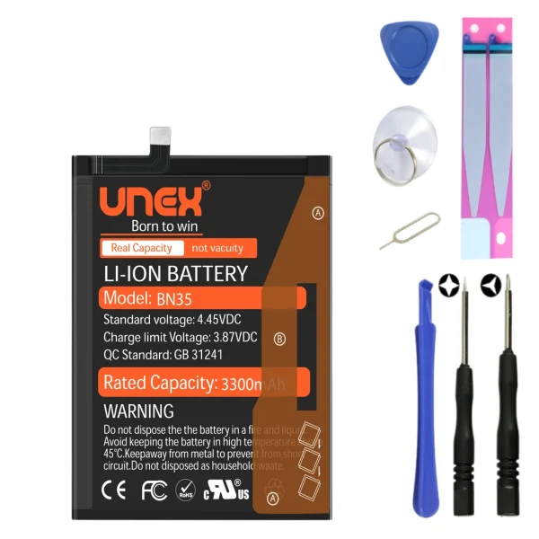 REDMI 5 BN35 Battery Replacement for Redmi REDMI 5 High Capacity Li-ion Polymer Battery Long lasting Backup.