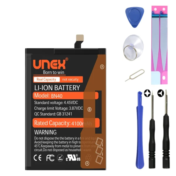 REDMI  4 32G,REDMI 4 PRO,4 PRIME Battery Replacement for Redmi BN40 High Capacity Li-ion Polymer Battery Long lasting Backup.
