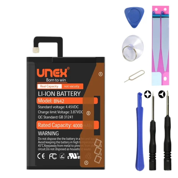 REDMI 4 16G, BN42 Battery Replacement for Redmi REDMI 4 16G High Capacity Li-ion Polymer Battery Long lasting Backup.