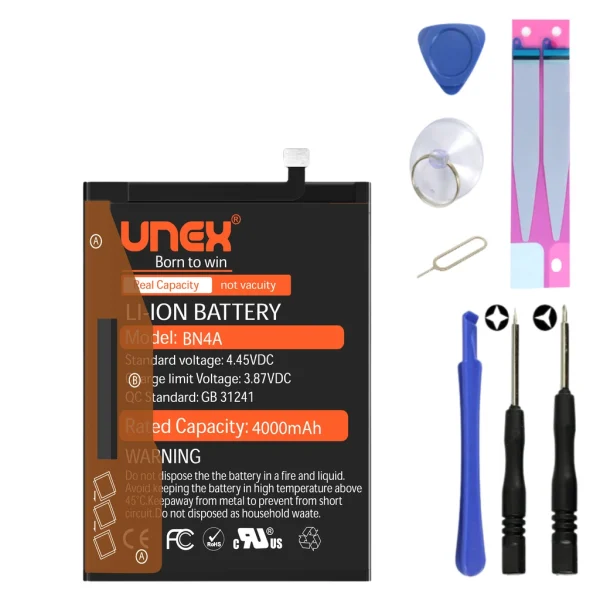 REDMI  NOTE 7,NOTE 7 PRO,NOTE 7S Battery Replacement for REDMI BN4A High Capacity Li-ion Polymer Battery Long lasting Backup.