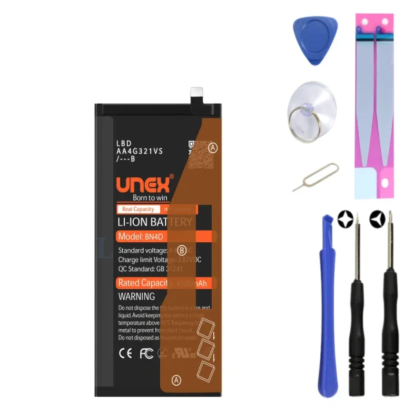 REDMI Redmi PAD 5 PRO,PAD 5 PRO 5G,BN4D Battery Replacement for Redmi PAD 5 PRO,PAD 5 PRO 5G High Capacity Li-ion Polymer Battery Long lasting Backup.
