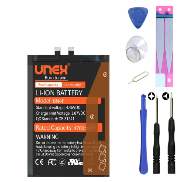 REDMI MI CIVI 4 PRO, BN4F Battery Replacement for Redmi MI CIVI 4 PRO High Capacity Li-ion Polymer Battery Long lasting Backup.