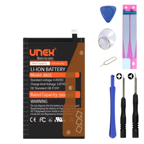 REDMI POCO M4 PRO 5G, BN5C Battery Replacement for Redmi POCO M4 PRO 5G High Capacity Li-ion Polymer Battery Long lasting Backup.