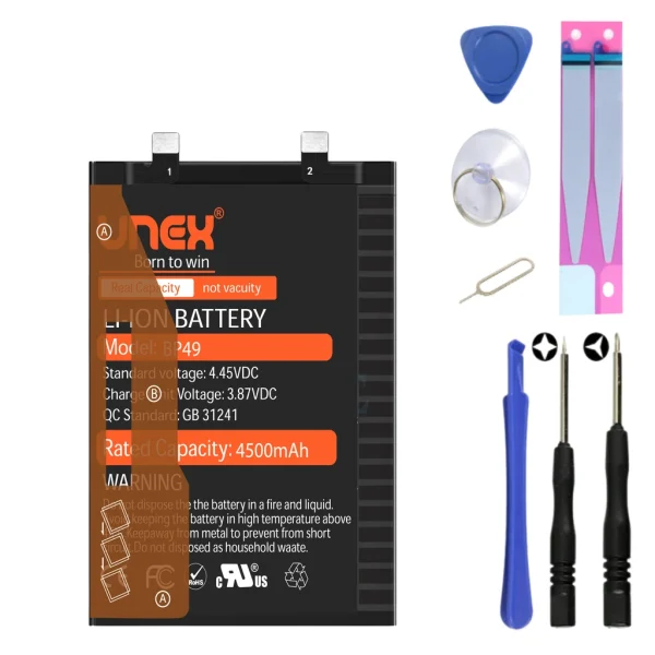 REDMI POCO F4 5G, BP49 Battery Replacement for Redmi POCO F4 5G High Capacity Li-ion Polymer Battery Long lasting Backup.