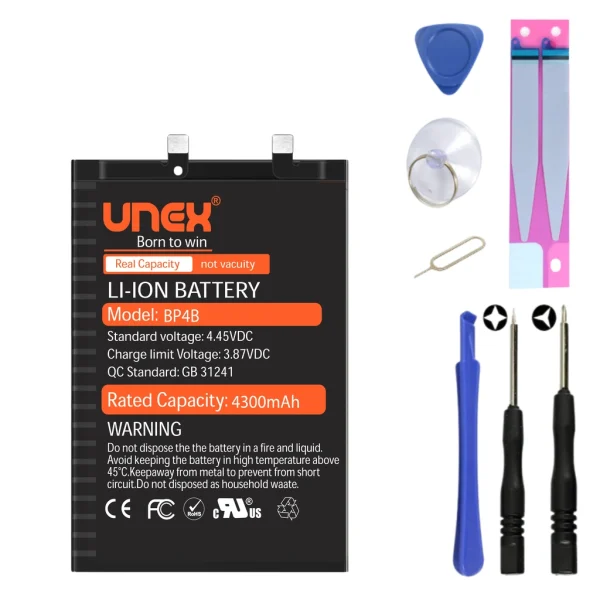 REDMI BP4B Battery Replacement for Redmi BP4B High Capacity Li-ion Polymer Battery Long lasting Backup.