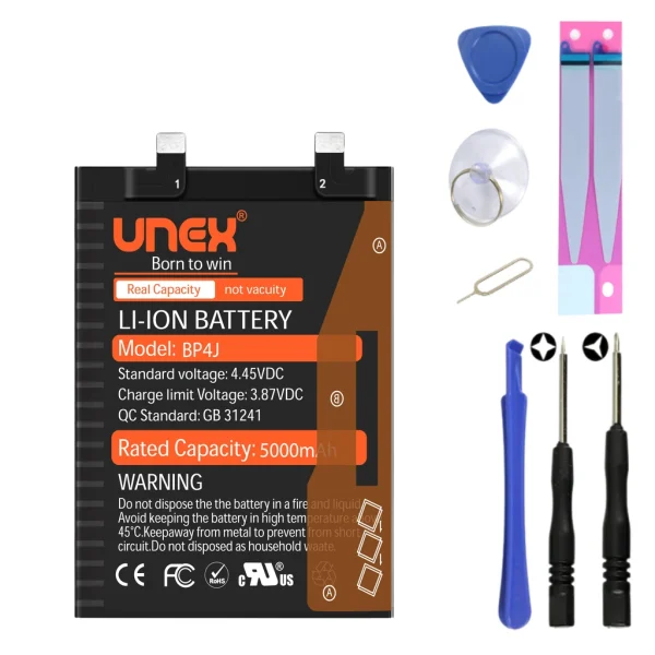 REDMI NOTE 12 PRO+,12 PRO+ 5G Battery Replacement for REDMI BP4J High Capacity Li-ion Polymer Battery Long lasting Backup.