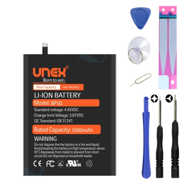 REDMI PAD 6S PRO,BP50 Battery Replacement for Redmi MI PAD 6S PRO High Capacity Li-ion Polymer Battery Long lasting Backup.