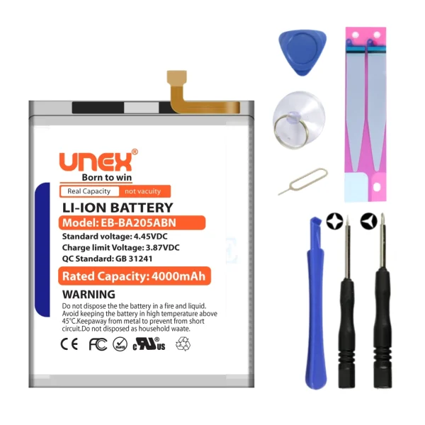 SAMSUNG EB-BA205ABN Battery Replacement for Samsung EB-BA205ABN High Capacity Li-ion Polymer Battery Long lasting Backup.