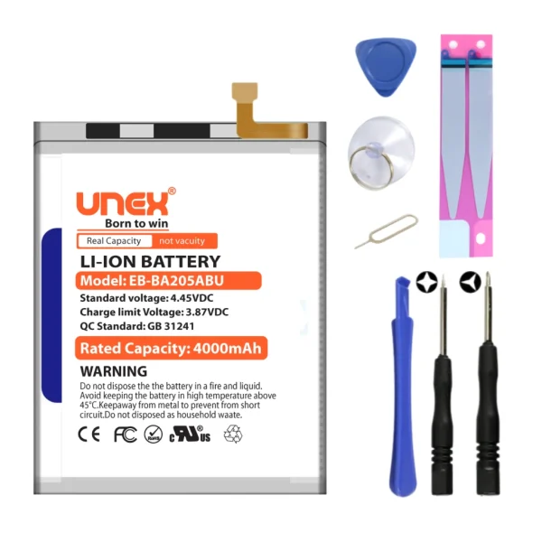 SAMSUNG EB-BA205ABU Battery Replacement for EB-BA205ABU High Capacity Li-ion Polymer Battery Long lasting Backup.