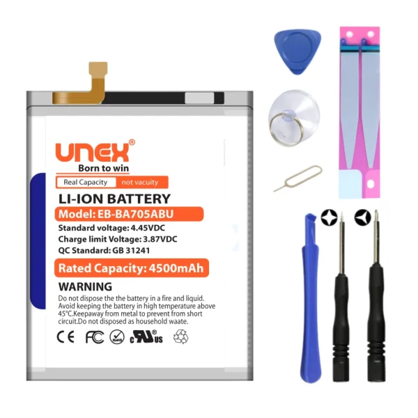 SAMSUNG A70,A70S,A707 Battery Replacement for Samsung EB-BA705ABU High Capacity Li-ion Polymer Battery Long lasting Backup.