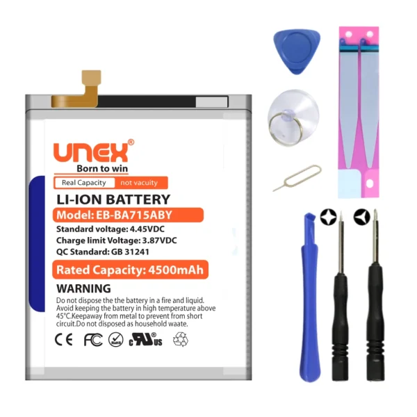 SAMSUNG A71 4G,A715,A715F,A71 5G,A716 Battery Replacement for Samsung EB-BA715ABY High Capacity Li-ion Polymer Battery Long lasting Backup.