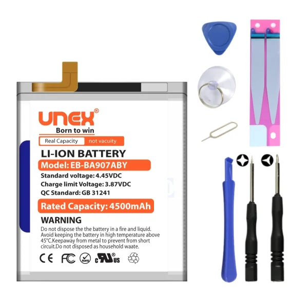 SAMSUNG S10 Lite,A71 5G,A716 Battery Replacement for Samsung EB-BA907ABY High Capacity Li-ion Polymer Battery Long lasting Backup.