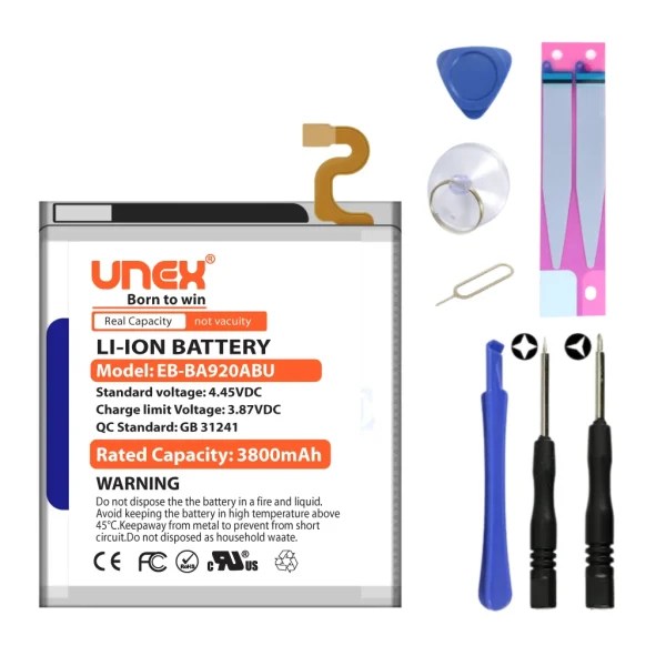 SAMSUNG A9S,A9 2019,A9 2018,A920 Battery Replacement for Samsung EB-BA920ABU High Capacity Li-ion Polymer Battery Long lasting Backup.