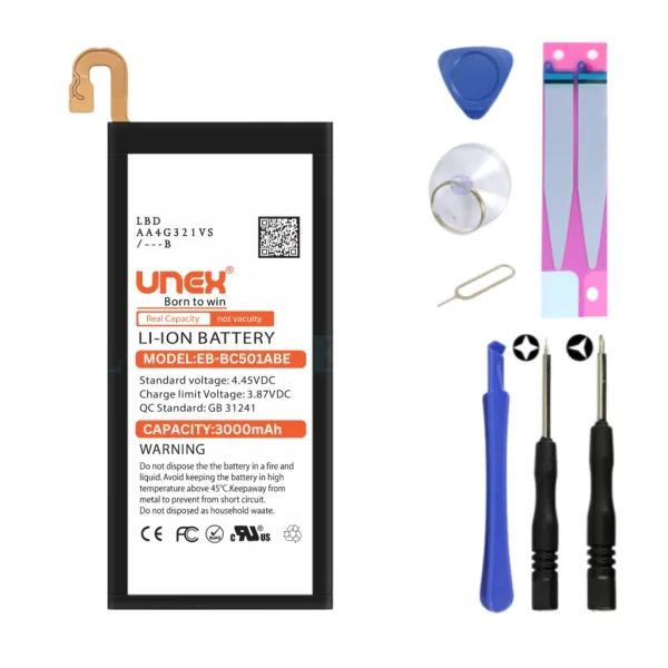 SAMSUNG C5 Pro,C501 Battery Replacement for Samsung EB-BC501ABE High Capacity Li-ion Polymer Battery Long lasting Backup.