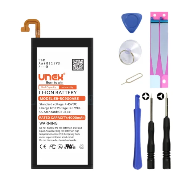 SAMSUNG C9,C9 PRO Battery Replacement for Samsung EB-BC900ABE High Capacity Li-ion Polymer Battery Long lasting Backup.