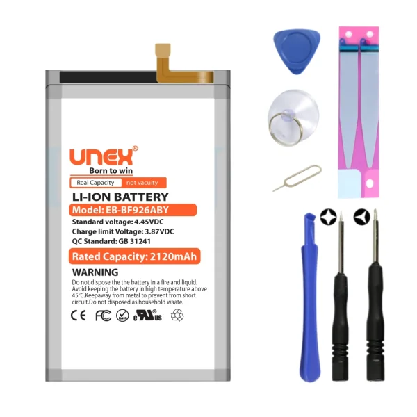 SAMSUNG Z FOLD 3 5G Battery Replacement for Samsung EB-BF926ABY AND EB-BF927ABY High Capacity Li-ion Polymer Battery Long lasting Backup.