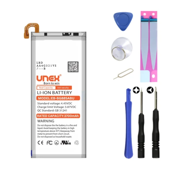 SAMSUNG A9 Star,A8 Star Battery Replacement for Samsung EB-BG885ABU High Capacity Li-ion Polymer Battery Long lasting Backup.