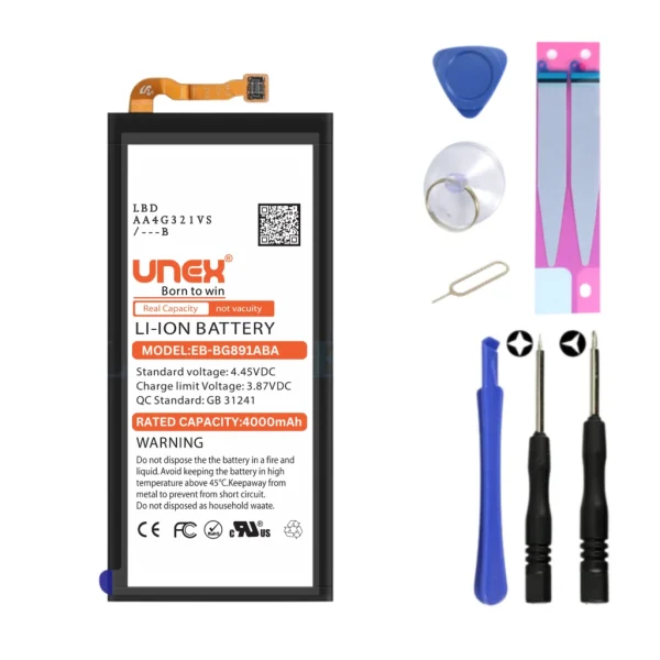 SAMSUNG S7 Active Battery Replacement for Samsung EB-BG891ABA High Capacity Li-ion Polymer Battery Long lasting Backup.
