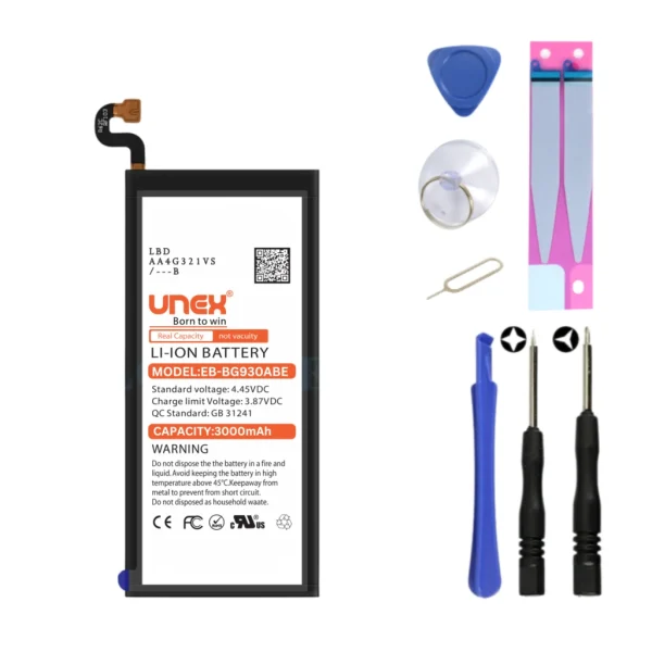 SAMSUNG S7,S7 Flat,G960 Battery Replacement for Samsung EB-BG930ABE High Capacity Li-ion Polymer Battery Long lasting Backup.