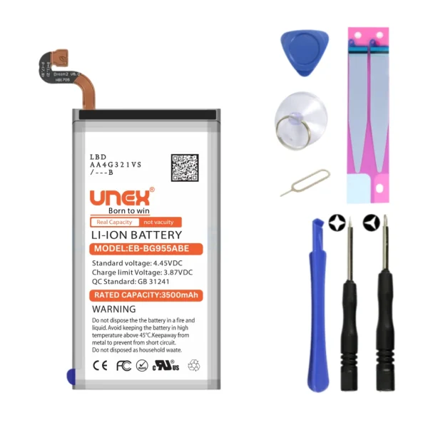 SAMSUNG S8 Plus,S8+,S8 Plus 2018 Battery Replacement for Samsung EB-BG955ABE High Capacity Li-ion Polymer Battery Long lasting Backup.
