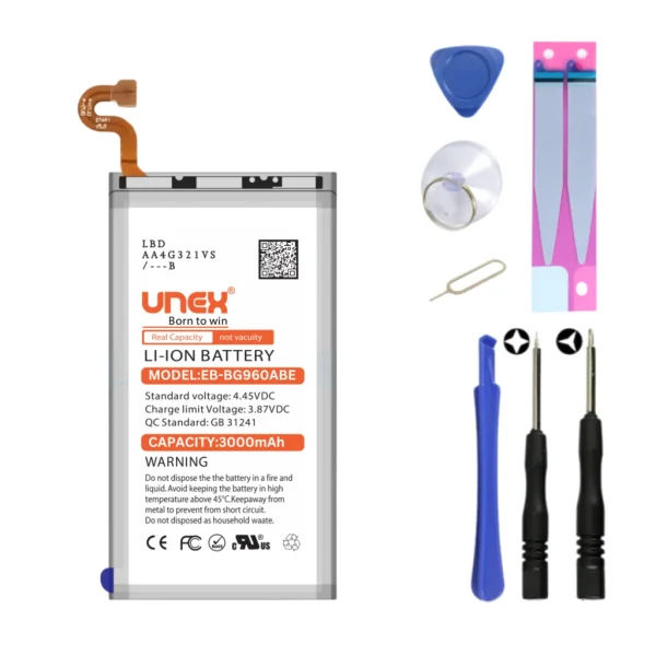 SAMSUNG S9 Battery Replacement for Samsung EB-BG960ABE High Capacity Li-ionPolymer Battery Long lasting Backup.