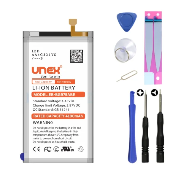 SAMSUNG S10 Plus Battery Replacement for Samsung EB-BG975ABU High Capacity Li-ionPolymer Battery Long lasting Backup.