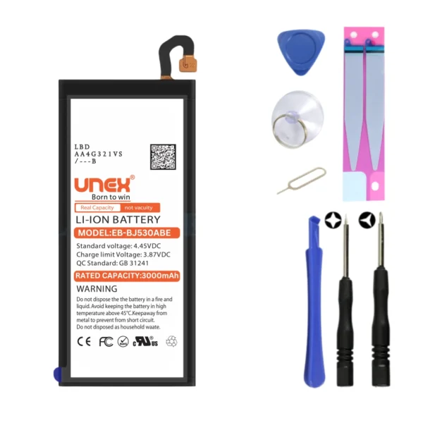 SAMSUNG J5 Pro,J5 2017,J530 Battery Replacement for Samsung EB-BJ530ABE High Capacity Li-ion Polymer Battery Long lasting Backup.