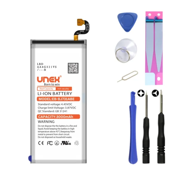 SAMSUNG J731,C8,J7+,C710,J7310 Battery Replacement for Samsung EB-BJ731ABE High Capacity Li-ion Polymer Battery Long lasting Backup.