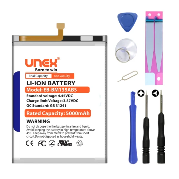 SAMSUNG M13 4G Battery Replacement for Samsung EB-BM135ABS High Capacity Li-ionPolymer Battery Long lasting Backup.