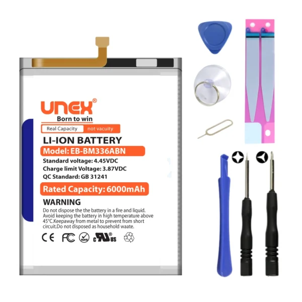 SAMSUNG M33 5G,M13 4G,F13 Battery Replacement for Samsung EB-BM336ABN High Capacity Li-ion Polymer Battery Long lasting Backup.