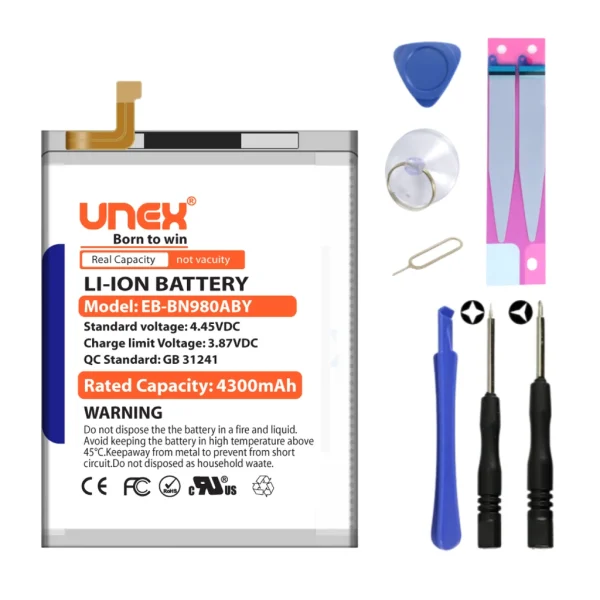 SAMSUNG Note 20 5G Battery Replacement for Samsung EB-BN980ABY High Capaciry Li-ion Polymer Battery Long lasting Backup.