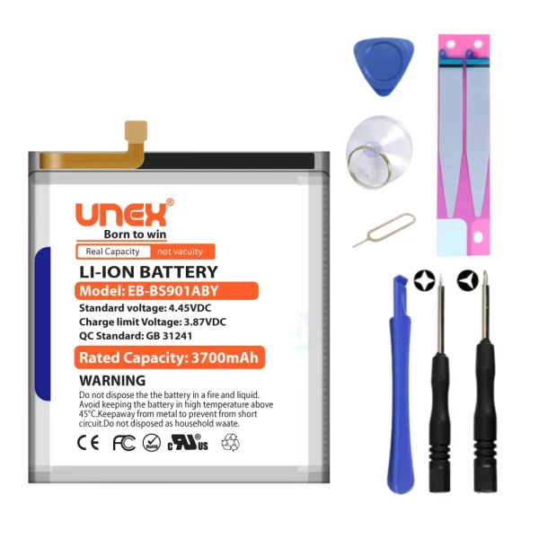 SAMSUNG S22 Battery Replacement for Samsung EB-BS901ABY High Capacity Li-ion Polymer Battery Long lasting Backup.