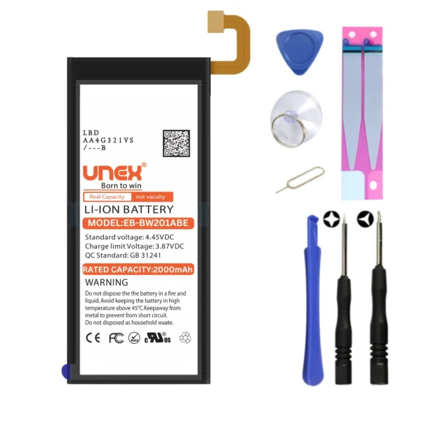 SAMSUNG W2016 Battery Replacement for SamsungEB-BW201ABE High Capacity Li-ion Polymer Battery Long lasting Backup.