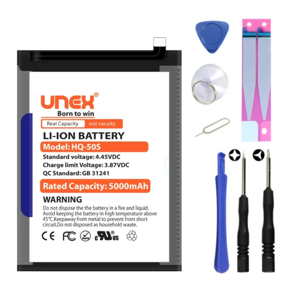 SAMSUNG A02S,M02S,M025,A03S,A025,A037 Battery Replacement for SamsungHQ-50S  A027 High Capacity Li-ion Polymer Battery Long lasting Backup.