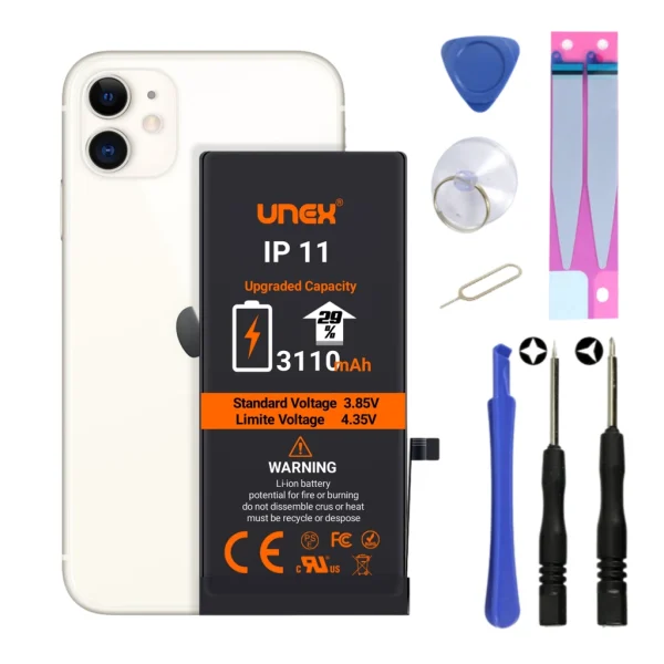 IPHONE Battery Replacement for iphone 11 High Capacity Li-ion Polymer Battery Long lasting Backup.