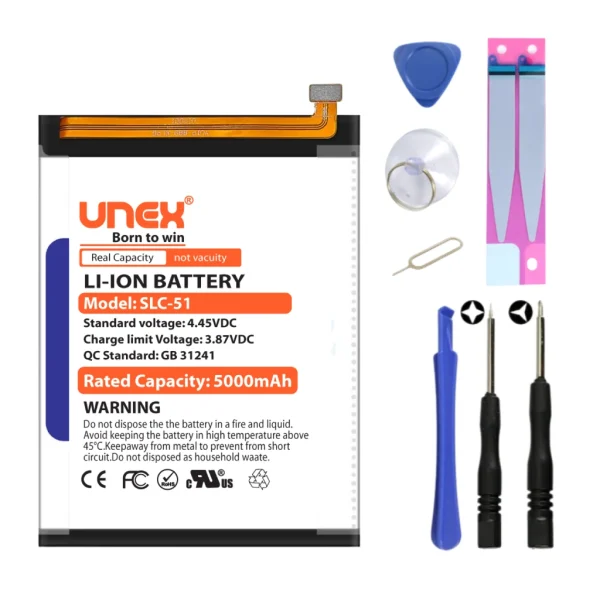 SAMSUNG A05S Battery Replacement for Samsung SLC-51 High Capacity Li-ion Polymer Battery Long lasting Backup.