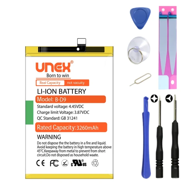 VIVO V9, V9 Youth, Y85, Z1 Battery Replacement for VIVO B-D9  High Capacity Li-ion Polymer Battery Long lasting Backup.