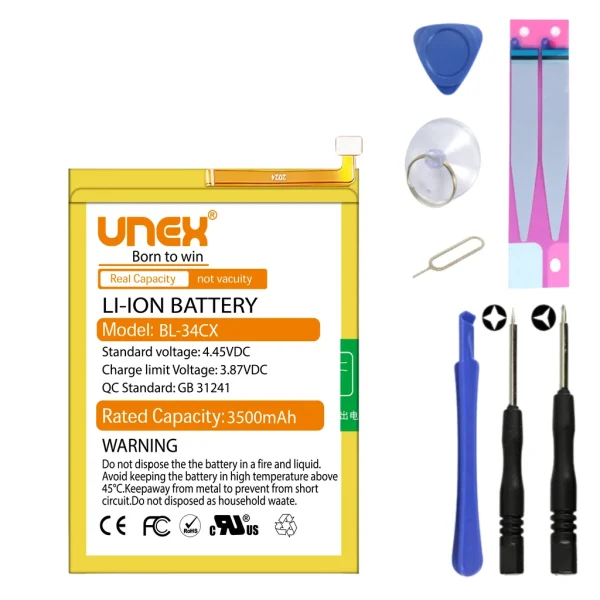 INFINIX SMART 3 PLUS, BL-34CX Battery Replacement for INFINIX SMART 3 PLUS High Capacity Li-ion Polymer Battery Long lasting Backup.
