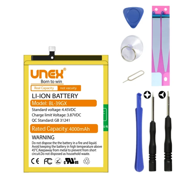 INFINIX HOTE S3, HOT 6 PRO, BL-39GX Battery Replacement for INFINIX HOTE S3,HOT 6 PRO High Capacity Li-ion Polymer Battery Long lasting Backup.