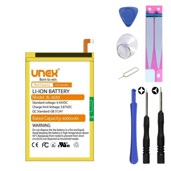 INFINIX HOT NOT, BL-40AX Battery Replacement for INFINIX HOT NOT High Capacity Li-ion Polymer Battery Long lasting Backup.