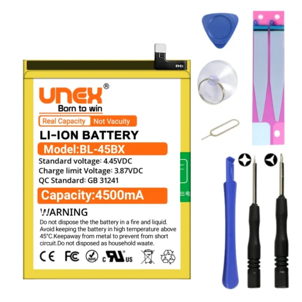 INFINIX NOTE 3, NOTE 3 PRO, BL-45BX Battery Replacement for INFINIX NOTE 3,NOTE 3 PRO High Capacity Li-ion Polymer Battery Long lasting Backup.