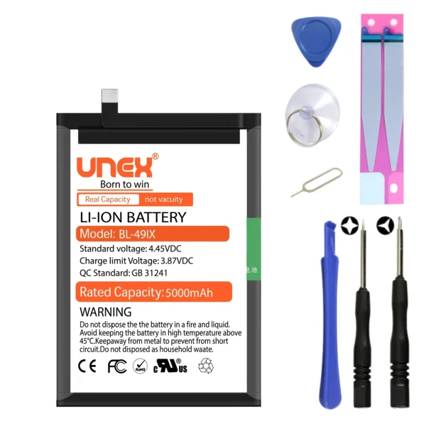 INFINIX SMART HD 2021, BL-49IX Battery Replacement for INFINIX SMART HD 2021 High Capacity Li-ion Polymer Battery Long lasting Backup.