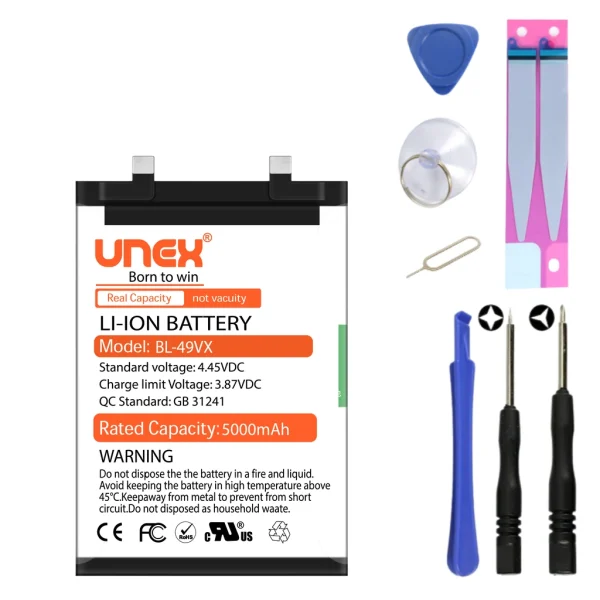 INFINIX NOTE 40 PRO, BL-49VX Battery Replacement for INFINIX NOTE 40 PRO High Capacity Li-ion Polymer Battery Long lasting Backup.