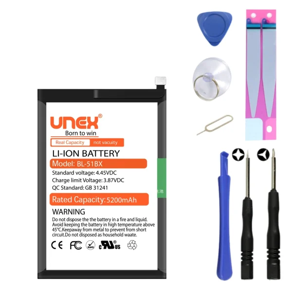 INFINIX NOTE 8, NOTE 8i, HOTE 10 Battery Replacement for INFINIX BL-51BX High Capacity Li-ion Polymer Battery Long lasting Backup.